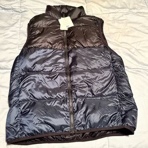 Ultra light down best (wide quilt color block)